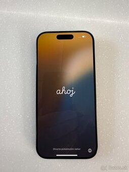 iPhone 16 Pro 256 GB čierny titán