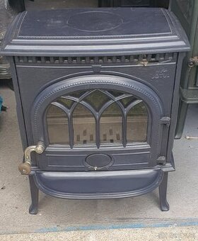 Liatinové kachle Jotul F 3 CB modročierný smalt