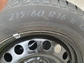 predam zimne pneu na diskach215x60,r16