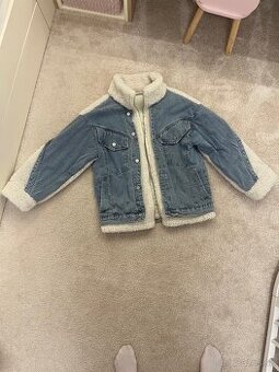 Zimná rifľová bunda