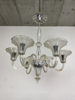 Veľký celosklenený halový luster