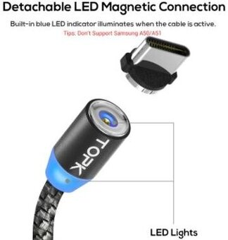 Dátové Káble USB Typu C+mikro  Kábel Na Rýchle Nabíjanie