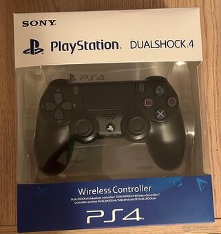 DualShock 4 V2 - Čierny (Nový, nerozbalený, zaplombovaný)