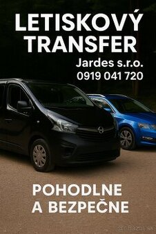 🚐💎letiskový transfer – preprava osôb & balíkov 💎🚘  ✨