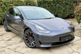 TESLA MODEL3 Performance 377KW 2021/10,TEPELNE,ZIMNA SADA