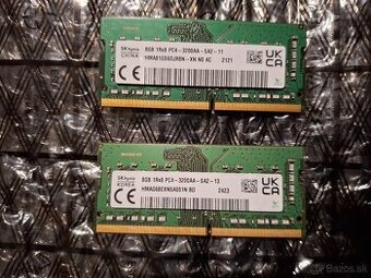 set 2x 8GB ddr4 notebook / SO dimm SK Hynix 3200MHz