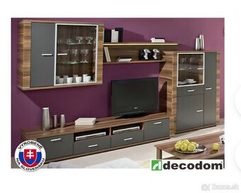 obývacia stena Decodom Venice K 02 slivka + grafit