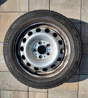 Sada 16" plechových diskov (s puklicami a pneu)