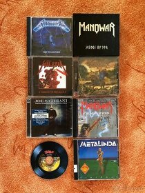 CD Metallica, Manowar, Ensiferum, Metalinda, Joe Satriani…