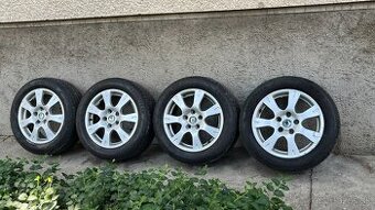 Sada kolies 5x112 R16 Škoda originál, letné PNEU 205/55 R16