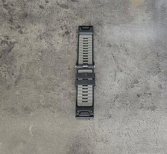 Silikónový remienok Garmin QuickFit 26 - Black/Pebble Gray