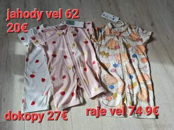 Jahodové pyžamo lindex veľ 62