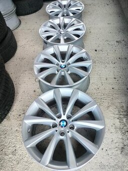 4ks alu disky orig. BMW 5x112 R18 + snimače tlaku