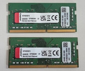 2x 16GB DDR4-3200 CL22 260-Pin SODIMM