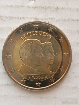 2 Euro Luxembursko 2006 - 25. narodeniny veľkovojvodu Guilla