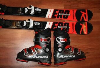 lyže rossignol Hero 110 cm drevene jadro