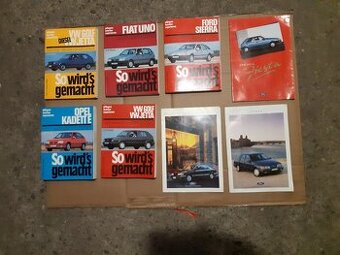 Příručka opravy,, servis ,aj.