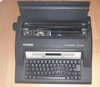 Starožitný Elektronický Japonský Písací stroj Casio Writer C