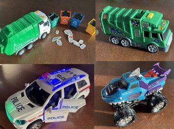 Autá rôzne druhy 4ks