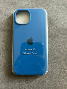 iPhone 15 modrý silikonovy kryt