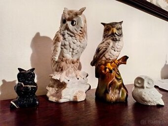 Sovy porcelán, keramika, onyx - 1