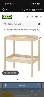 Prebalovaci pult ikea
