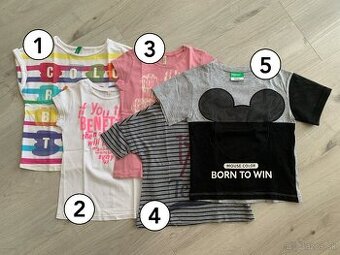 Detské tričká zn. Benetton veľ. 110