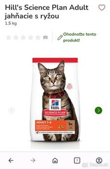 Granule pre mačky Hill's Science Plan Adult Lamb