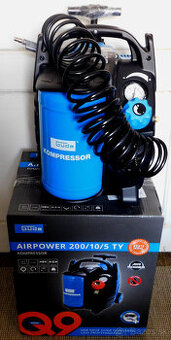 Kompresor 1100 W 10 bar 5 litrov AirPower 200/10/5 TY