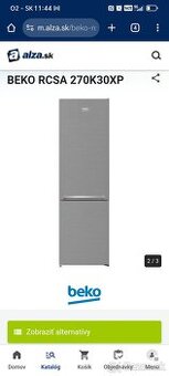Predám Beko RCSA 270K30XP