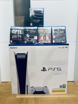 Sony Playstation 5 s mechanikou + hry