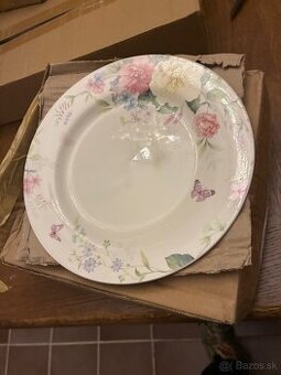 Plytké porcelánové taniere SIAKI 6ks sada