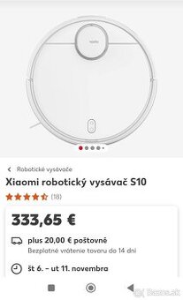 Robotický vysávač xiaomi