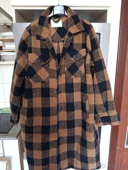 Dámsky kabát hnedý
