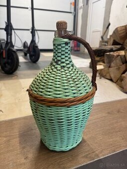 Demižón 10l prepletaný