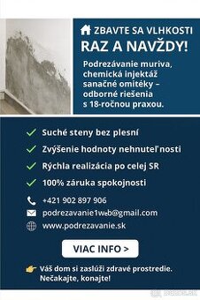 🧱 VLHKÉ MURIVO? VIEME, ČO S TÝM