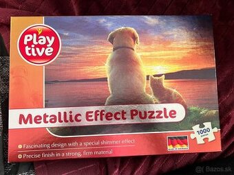 Metalické puzzle 1000