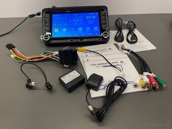 Android rádio 7” VW, Škoda, Seat Carplay, AndroidAuto 2+64gb