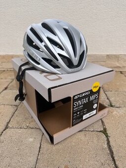 Giro SYNTAX MIPS strieborná L (cestná prilba)