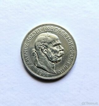 5 Korona 1907 KB František Jozef I.
