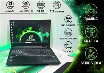 🏷️ 🎮 Ryzen 5 / RTX 3050Ti / 144Hz / 16GB RAM / Herný NB