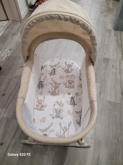 Postieľka/kolíska Kinderkraft a monitor dychu Milian 1