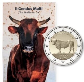 2€ Malta 2025 - Maltský vôl + Mdina