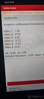vstreky bmw e60 530d 160kw euro3