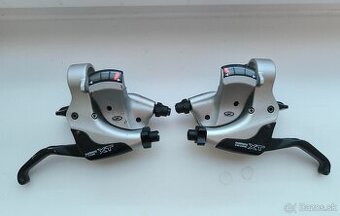 Radenie s brzdovými páčkami Shimano ST-M750 (Deore XT)