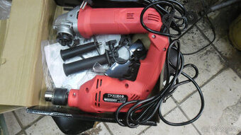 príklepová vrtačka + flexka-uhlová brúska