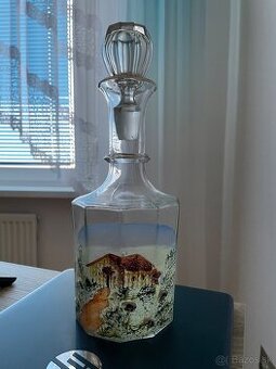 Karafa / flaša- maľovaná