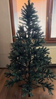 Vianočný 2D stromček + LED svetelná reťaz + vianočné ozdoby