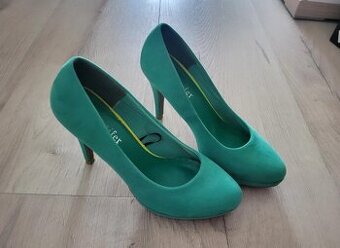 Tyrkysové lodičky veľkosť 37