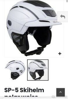 Lyziarska prilba + okuliare